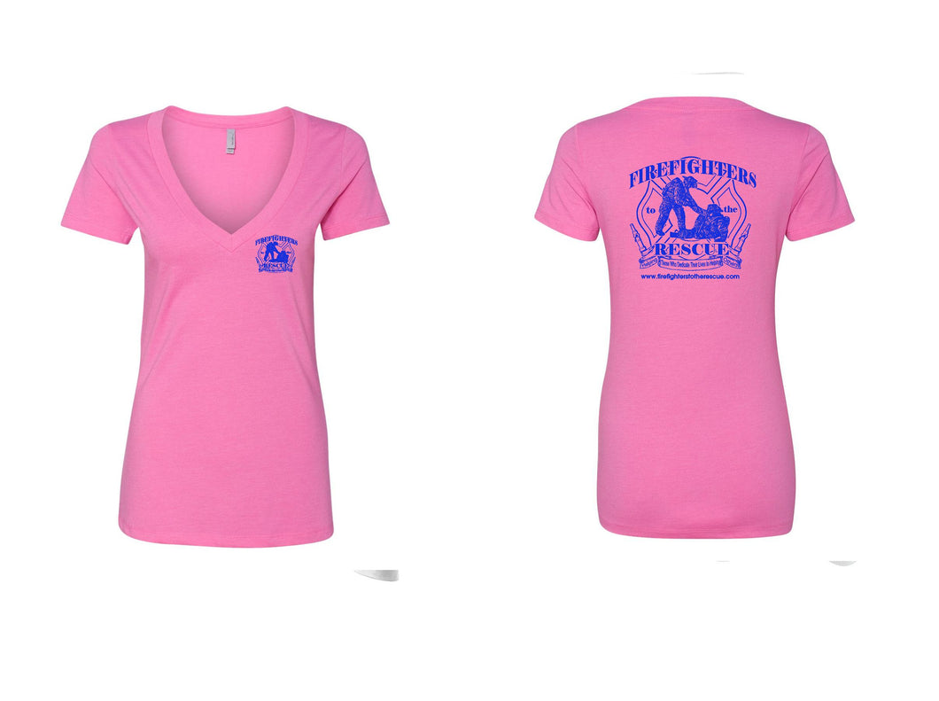 Short Sleeve Pink and Blue Shirt (these run small)